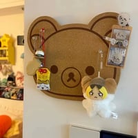 Image 1 of Cartoon Felt Board Home Decor Wall Decor Panel Felt Posters on The Wall Bear Wall Sticker Rilakkumas