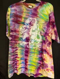 Image 1 of XL Be Gay Do Crime Godzilla Tie Dye Shirt