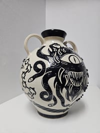 Image 9 of Vase 12 - Adventure awaits! Beholder & displacer beast