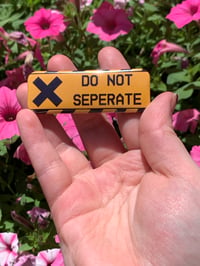 Do not separate button
