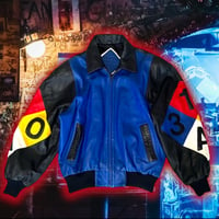 Image 2 of 💎ViNTaGe💎  NoRTH BeaCH 🏝 LeaTHeR Co HaZMat JaCKeT ☢️🧥