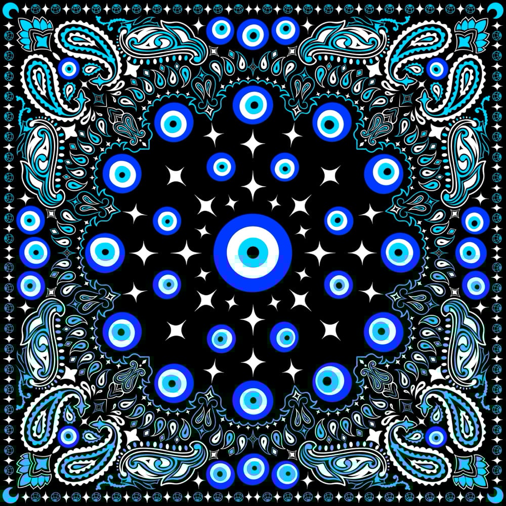 Image of No evil eye bandana (Pack of two)