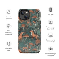 Image 24 of Boho Nature Cottagecore Inspired Fox Among Mushrooms Tough Case for iPhone®