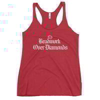 Image 2 of Beadwork over Diamonds Women's Racerback Tank