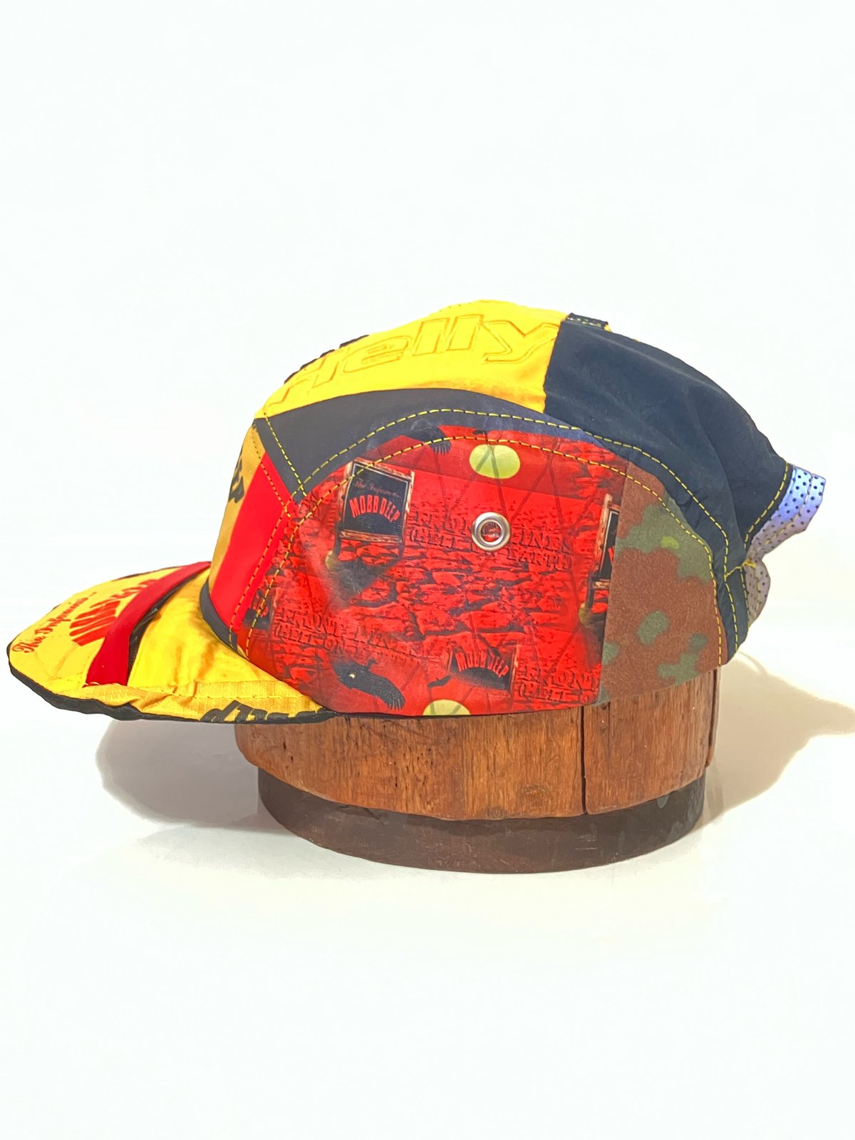 Helly Mobb Deep Patchwork 3M Glow Upcycled Hat