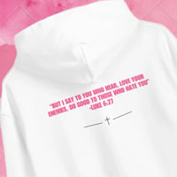 Image 3 of ‘Sending the love of Christ’ hoodie