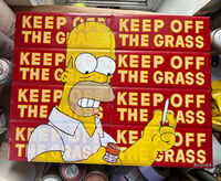 Image 1 of Keep Off the Grass Homer