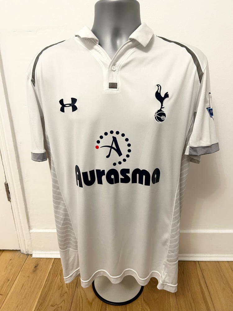 Image of Tottenham Hotspur “BALE 11” 2012/13 Home Shirt + PL patches (XL)