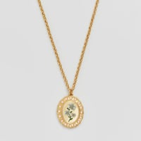 Image 1 of Fable Forget Me Not Cameo Necklace