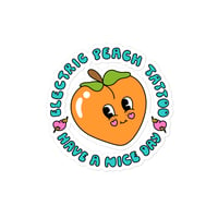 Image 3 of SIDTHEVISUALKID ELECTRIC PEACH Bubble-free stickers