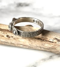 Image 5 of Handmade Sterling Silver Survivor Ring Matt Distressed Finish 925