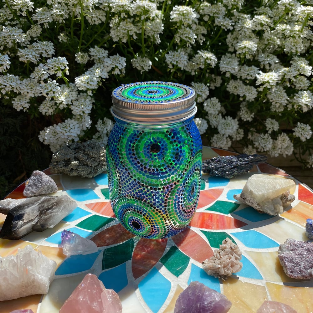 Image of cool circles stash jar