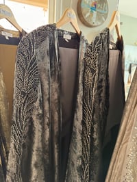 Image 2 of the Layal Abaya {PREORDER Charcoal or Black-ships 5.10}