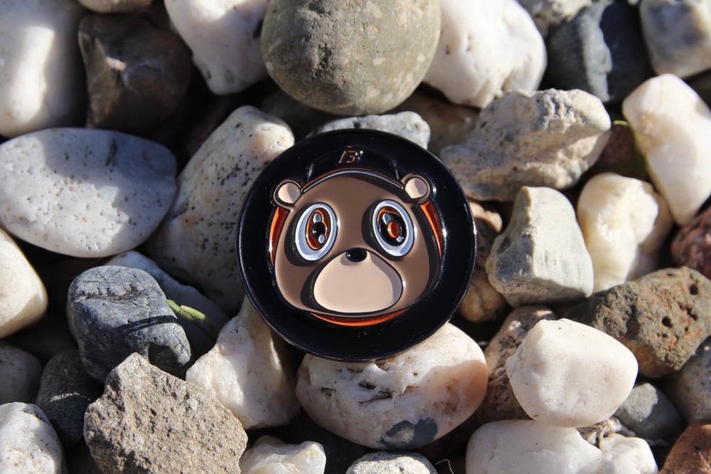 Image of Bear Pin - Alternate Black
