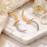 Image 3 of Eclipse Curve Earrings