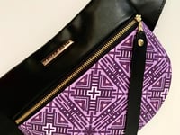 Image 2 of Purple tile crossbody 