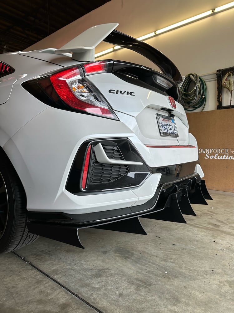 DownForceSolutions — 2016-2021 Honda Civic “Sport” V2 rear diffuser