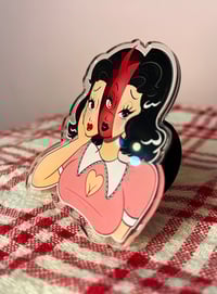Image 1 of Devil girl phone grip
