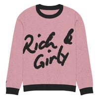Rich&Girly Knit Sweater - Rose/Black