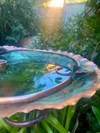 Image 5 of 💧🦜🍃Pretty Wings Birdbath🍃🦜💧