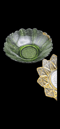 Image 4 of 5 Pieces of Sunflower Style Decor Glass