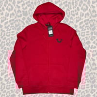 Image 1 of ($120 NWT) Red True religion zip up medium
