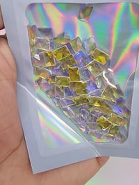 Image 3 of two tone translucent nail bling
