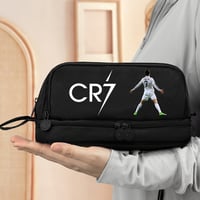Image 1 of Cristiano Ronaldo Themed Student Pencil Case Football Star Fashion Stationery Box Large Capacity Pen