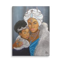 Winter Mother Canvas Print