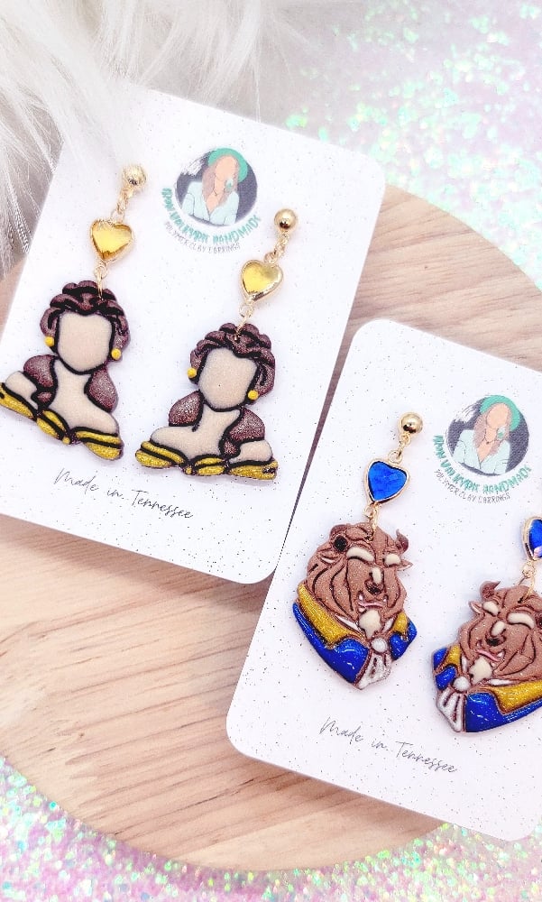 Image of Rose Princess Earrings