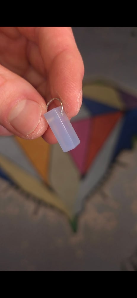 Image of Blue Chalcedony charm