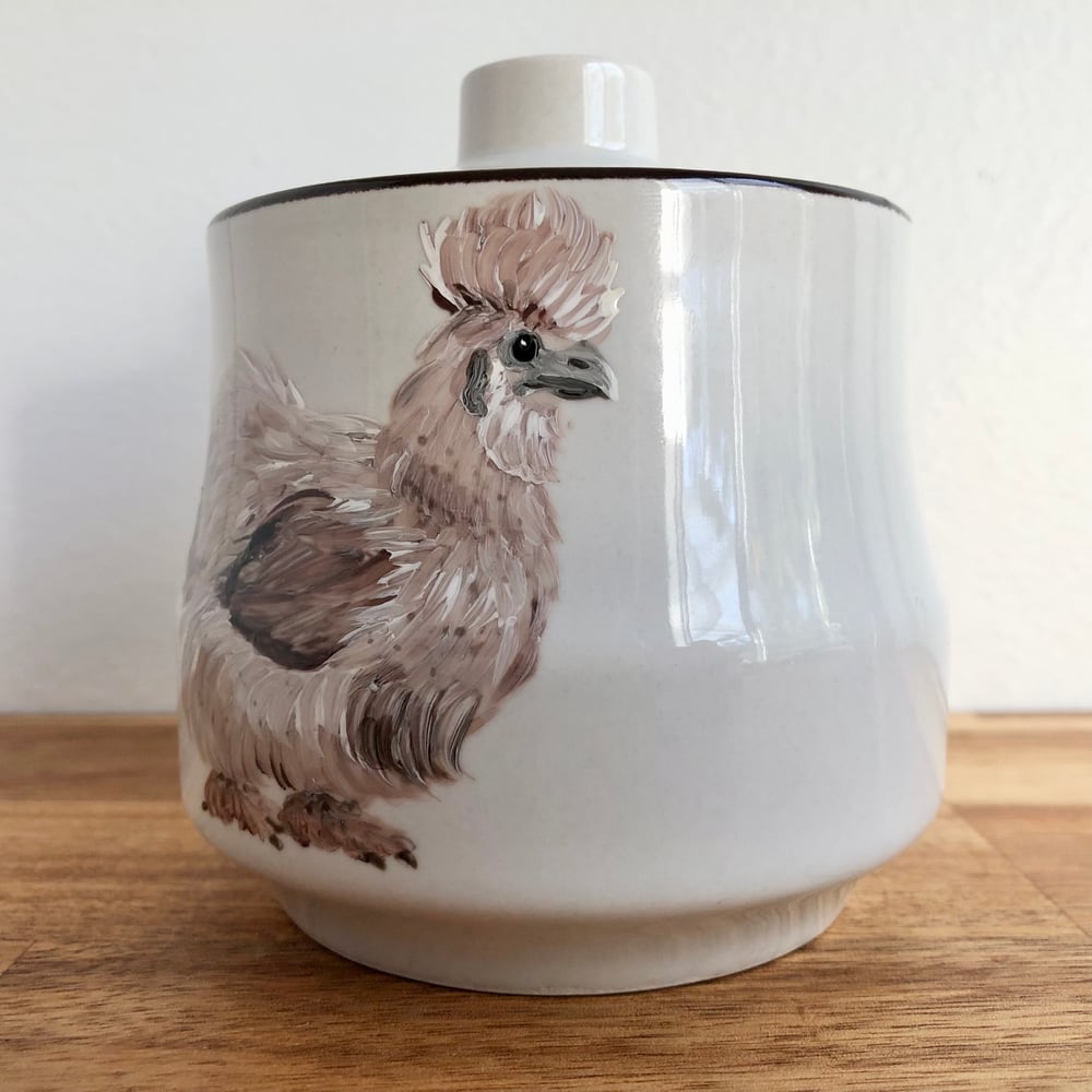 Silkie Chicken Sugar Pot
