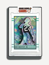 Image 1 of Ken Griffey Jr SILHOUETTE 90s Style (limited to 50) trading card 