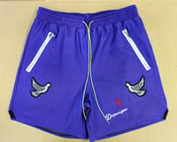 Double dove shorts purple