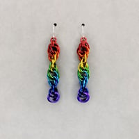 Rainbow Shift Helix Earrings
