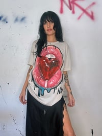 Image 3 of “TAINTED LOVE” HAND PAINTED T-SHIRT LARGE