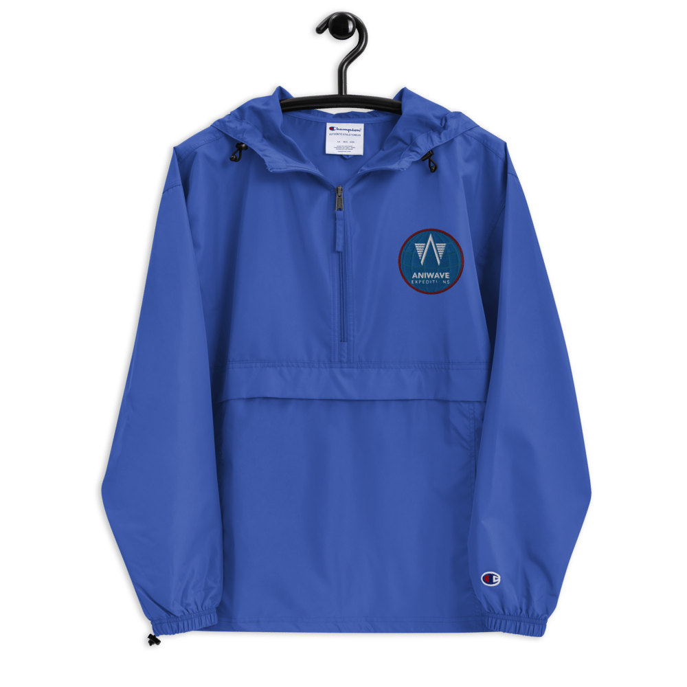 "ANIWAVE EXPEDITIONS" Embroidered Champion Packable Jacket (UNISEX)