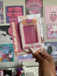 Image 3 of twice fandom phone photocard holder.