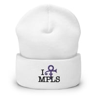 Image 1 of I [PRINCE] MPLS Beanie (Black Text)