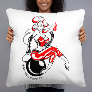 Image of PINUP WHITE Pillow