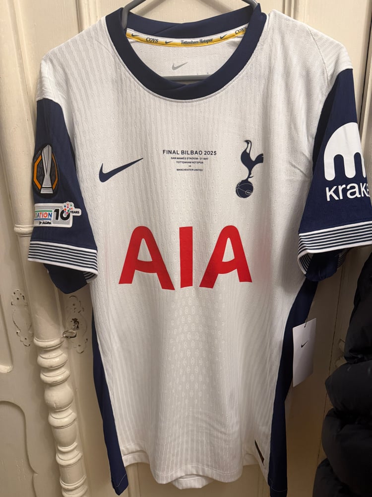 Image of PRE ORDER: Tottenham Hotspur “SON 7” Vaporknit 2024/25 Home Europa Final Shirt,   L
