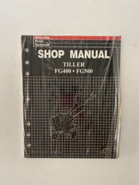 Sealed! Honda FG400 / FG500 Tiller Shop Manual