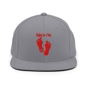 Image of Red 2 Feet Snapback