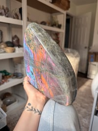Image 6 of XXL RAINBOW LABRADORITE FREEFORM -MADAGASCAR-