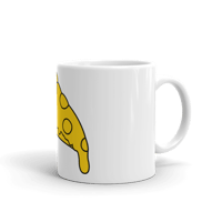 Image 3 of Gold Slice White Mug