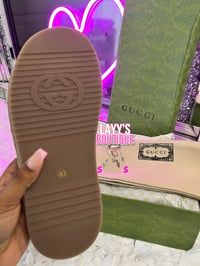 Image 2 of Brown Gucci Platform Sandals