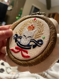 Image 2 of WVR Embroidery Hoop Keychains