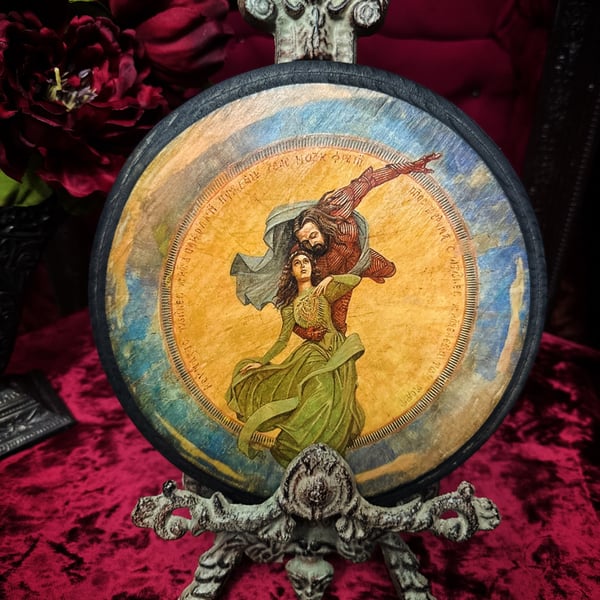 Image of Dracula & Elisabeta Cathedral Painting 