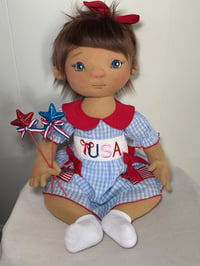 Image 4 of Liberty. 27” USA 250th Girl
