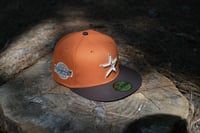 Image 1 of New Era 59Fifty “Copper - Wood” 